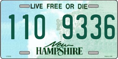 NH license plate 1109336