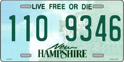 NH license plate 1109346