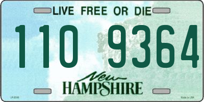 NH license plate 1109364