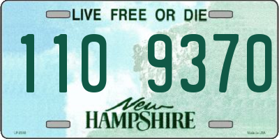 NH license plate 1109370