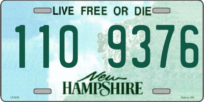 NH license plate 1109376