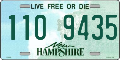 NH license plate 1109435
