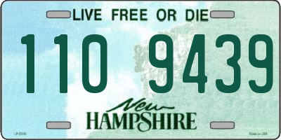 NH license plate 1109439