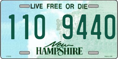 NH license plate 1109440