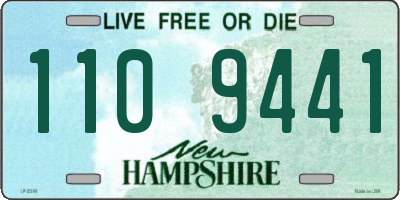 NH license plate 1109441