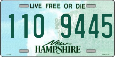 NH license plate 1109445