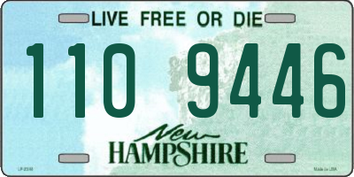 NH license plate 1109446