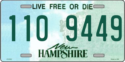 NH license plate 1109449