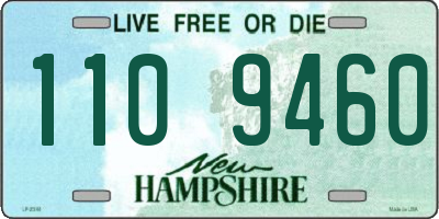 NH license plate 1109460