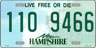 NH license plate 1109466