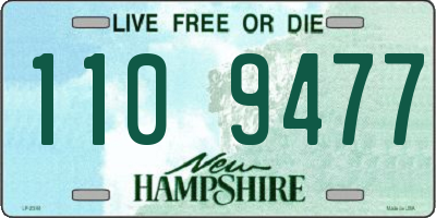 NH license plate 1109477