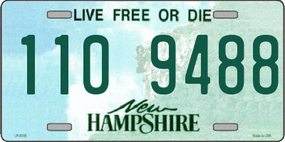 NH license plate 1109488