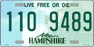 NH license plate 1109489