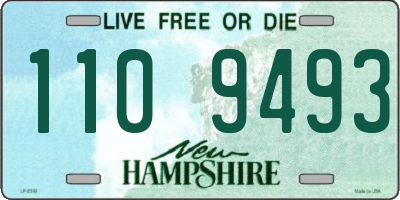 NH license plate 1109493