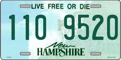 NH license plate 1109520