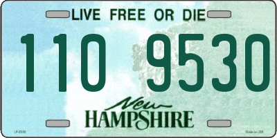 NH license plate 1109530
