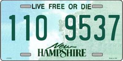 NH license plate 1109537
