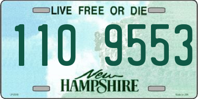 NH license plate 1109553