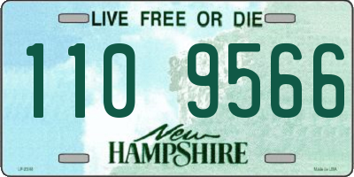 NH license plate 1109566