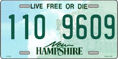 NH license plate 1109609