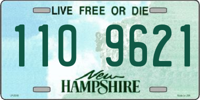 NH license plate 1109621