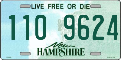 NH license plate 1109624