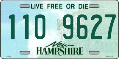 NH license plate 1109627
