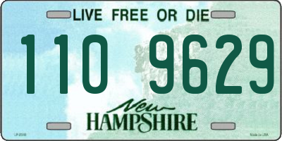 NH license plate 1109629