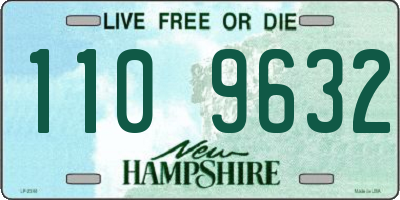 NH license plate 1109632