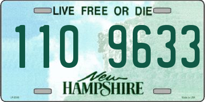 NH license plate 1109633