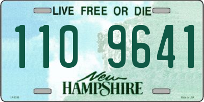NH license plate 1109641