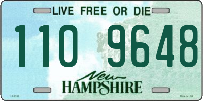 NH license plate 1109648