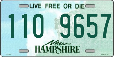 NH license plate 1109657