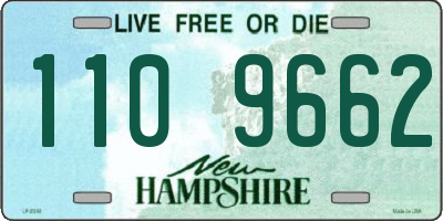 NH license plate 1109662