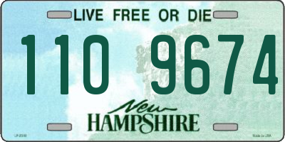 NH license plate 1109674