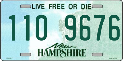 NH license plate 1109676