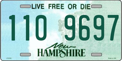 NH license plate 1109697