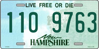 NH license plate 1109763