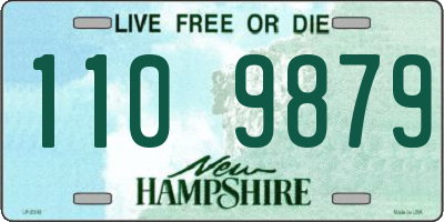 NH license plate 1109879