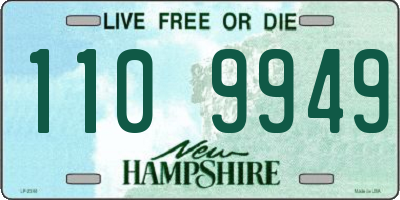 NH license plate 1109949