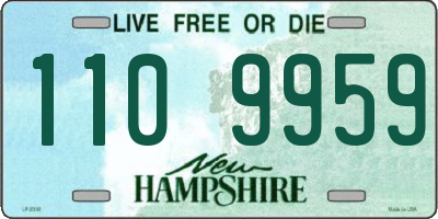 NH license plate 1109959