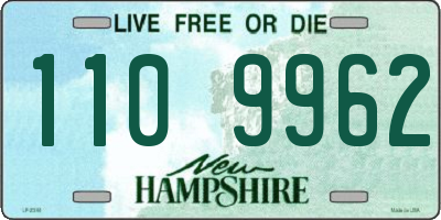 NH license plate 1109962