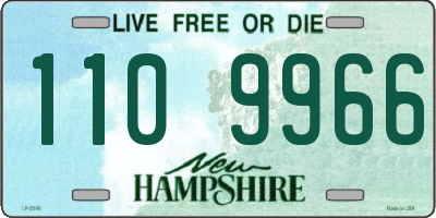 NH license plate 1109966