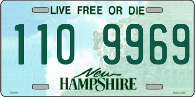NH license plate 1109969
