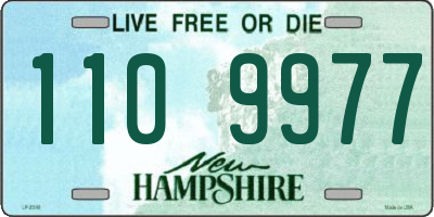 NH license plate 1109977