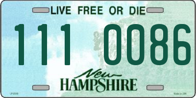 NH license plate 1110086