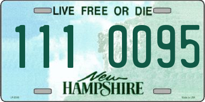 NH license plate 1110095
