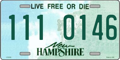 NH license plate 1110146
