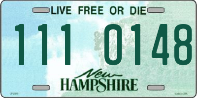 NH license plate 1110148