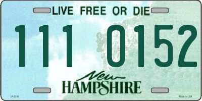 NH license plate 1110152